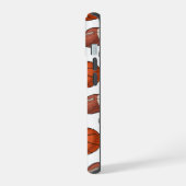 スポーツ用品の模様 iPhone 15ケース (左側面)