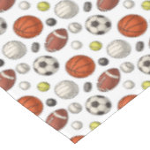 スポーツ用品パターン テーブルクロス (アングル)