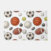 スポーツ用品パターン ドアマット (正面)