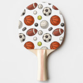 スポーツ用品パターン 卓球ラケット (正面)