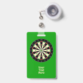 スポーツ用品 - ダーツボード1 バッジ (正面(伸縮クリップ))