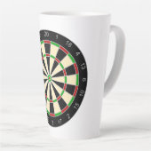 スポーツ用品 – Dartboard 1 カフェラテマグ (右アングル)