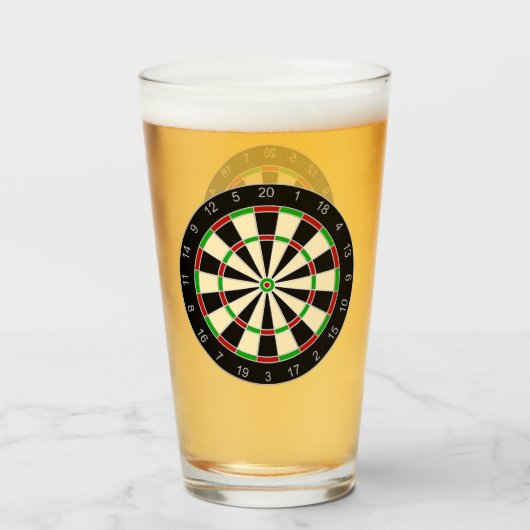 スポーツ用品 – Dartboard 1 タンブラーグラス (ドリンク正面)