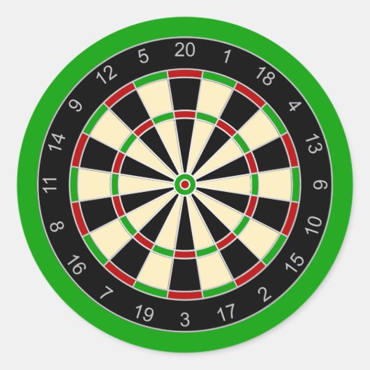 スポーツ用品 – Dartboard 1 ラウンドシール (正面)