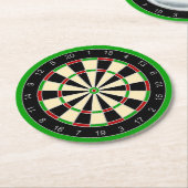 スポーツ用品 – Dartboard 1 ラウンドペーパーコースター (アングル)