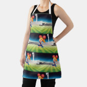 スポーツ界のキュートなチアリーダー エプロン (インサイチュ)