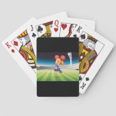 スポーツ界のキュートなチアリーダー トランプ (裏面)