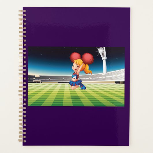 スポーツ界のキュートなチアリーダー プランナー手帳 (正面)