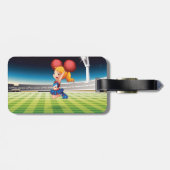 スポーツ界のキュートなチアリーダー ラゲッジタグ (裏面横)