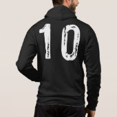 スポーツ番号10 パーカ (裏面)