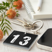 スポーツ番号13 キーホルダー (正面右)