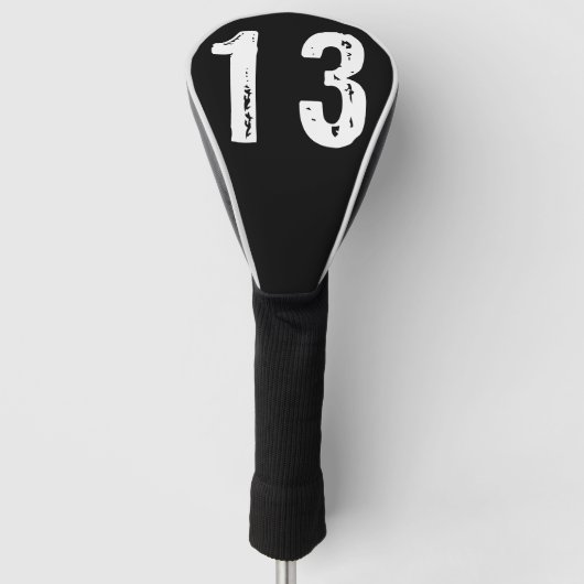 スポーツ番号13 ゴルフヘッドカバー (正面)