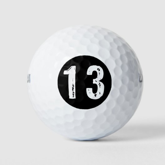 スポーツ番号13 ゴルフボール (正面)