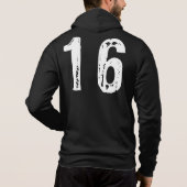 スポーツ番号16 パーカ (裏面)