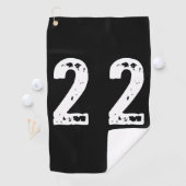 スポーツ番号22 ゴルフタオル (インサイチュ)