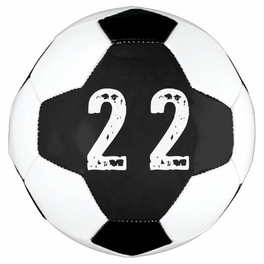 スポーツ番号22 サッカーボール (正面)