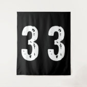 スポーツ番号33 タペストリー (正面)