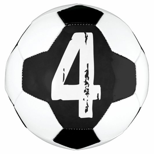 スポーツ番号4 サッカーボール (正面)