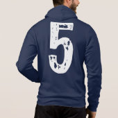 スポーツ番号5 パーカ (裏面)