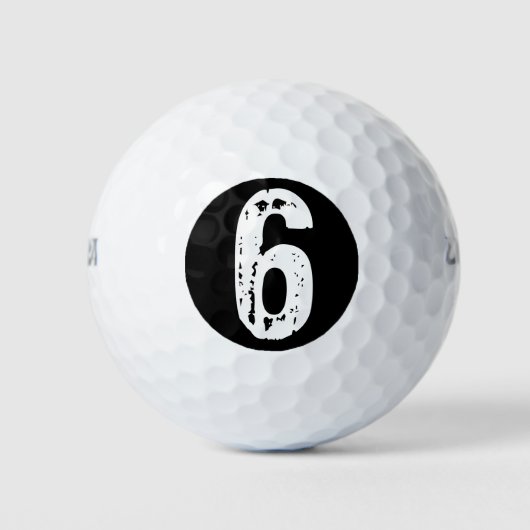スポーツ番号6 ゴルフボール (正面)