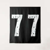 スポーツ番号77 タペストリー (正面)