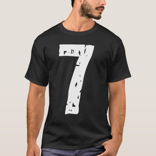 スポーツ番号7 Tシャツ (正面)