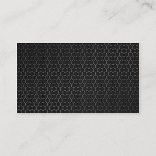 スポーツ競技トレーナーのメタリックバックグラウンド 名刺 (裏面)