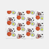 スポーツ競技用ボール フリースブランケット (正面(横))