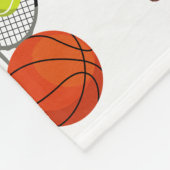 スポーツ競技用ボール フリースブランケット (角)