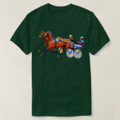 スポーツ競馬とハーネスレースTシャツTシャツ Tシャツ (デザイン正面)