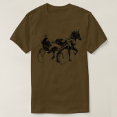 スポーツ競馬ハーネレースTシャツギフトT-Sh Tシャツ (デザイン正面)