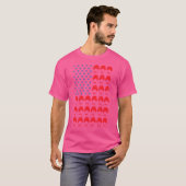 スポーツ米国国旗の水球 Tシャツ (正面フル)