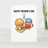 スポーツ素晴らし父親の日札 カード (正面)