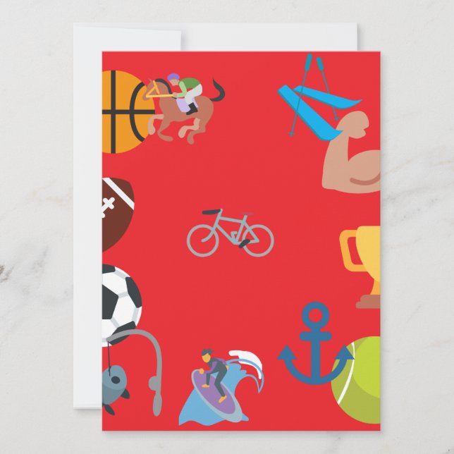 スポーツ絵文字 (正面)