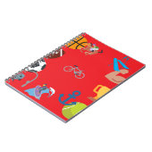 スポーツ絵文字 ノートブック (左側)