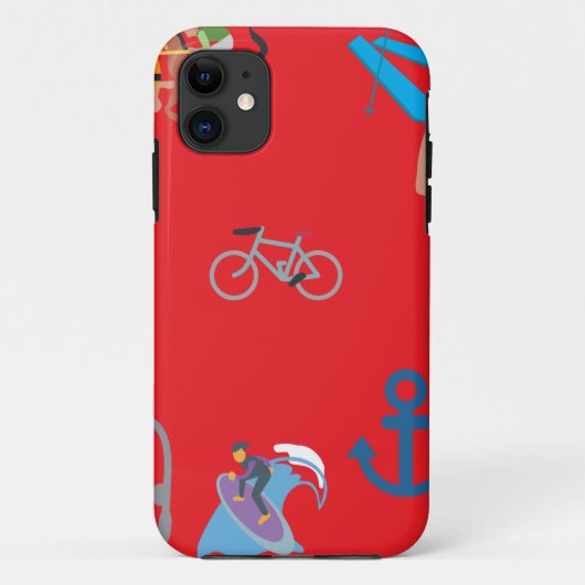 スポーツ絵文字 Case-Mate iPhoneケース (裏面)