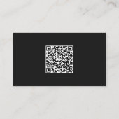 スポーツ自動詳細車の清掃修理QRコード 名刺 (裏面)