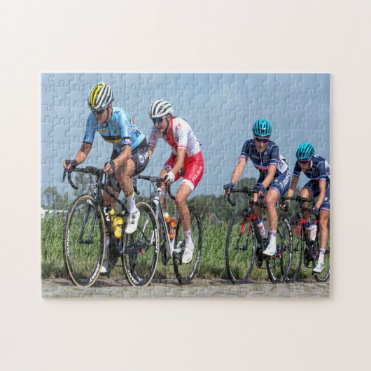 スポーツ自転車レース ジグソーパズル (横)