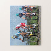 スポーツ自転車レース ジグソーパズル (縦)