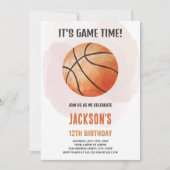 スポーツ芸術的テーマ子供へ 招待状 (正面)