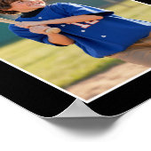 スポーツ記憶ギフトカスタム野球フォトコラージュ ポスター (角)