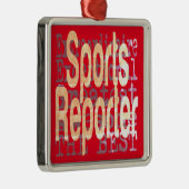 スポーツ記者 メタルオーナメント (右)