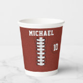 スポーツ誕生日アメリカンフットボールパーティー紙カップ 紙コップ (正面)