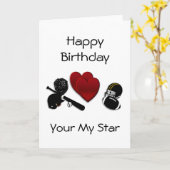 スポーツ誕生日カード カード (黄色い花)