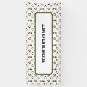 スポーツ誕生日パーティバナー 横断幕 (縦)