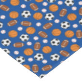 スポーツ誕生日パーティーキッズかわいい テーブルクロス (アングル)