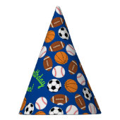 スポーツ誕生日パーティーキッズかわいい パーティーハット (右)