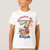 スポーツ誕生日ボーイオールスターセブン誕生日 Tシャツ (正面)