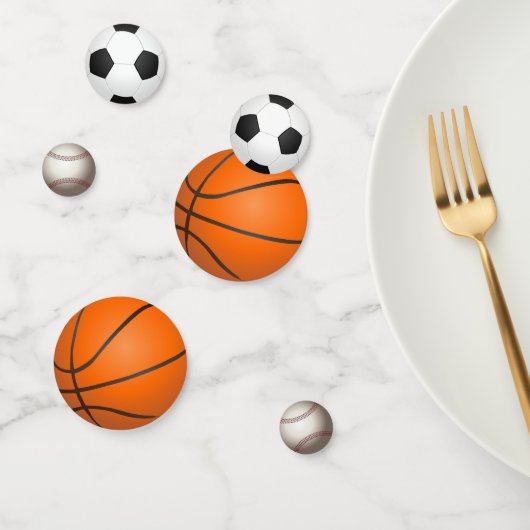 スポーツ誕生日紙吹雪 コンフェッティ (グループ)