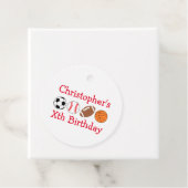 スポーツ誕生日 フェイバータグ (インサイチュ)